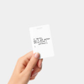 einen Urlaub und Kaffee im Büro brauchen Ausweis (Handheld)