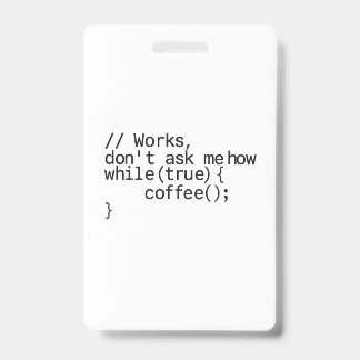 einen Urlaub und Kaffee im Büro brauchen Ausweis