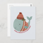 Einen Wal zu Weihnachten haben Postkarte (Vorne/Hinten)