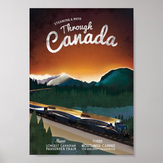 Einen Weg durch die kanadische Vintage Kunst Poster (Vorne)