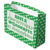 Einen wunderschönen St. Patrick's Day Große Geschenktüte (Rückseite Schrägansicht)