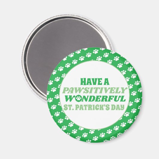 Einen wunderschönen St. Patrick's Day Magnet (Vorderseite/Rückseite)