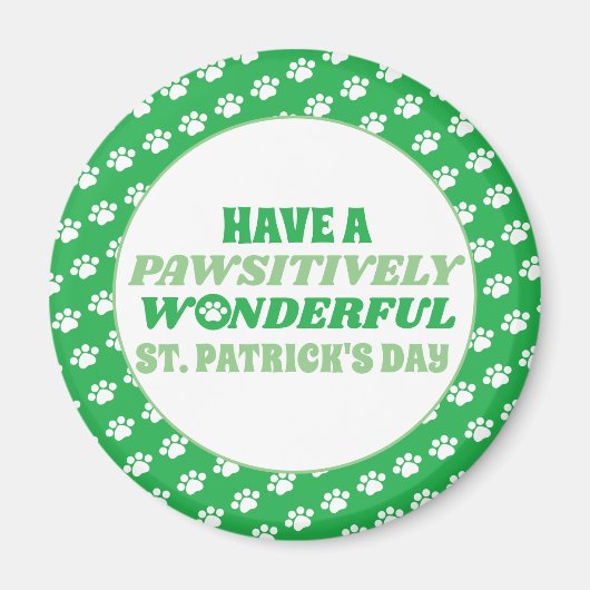 Einen wunderschönen St. Patrick's Day Magnet (Vorne)