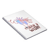 Einen Wunsch Hardcover Notizbuch Notizblock (Rechte Seite)