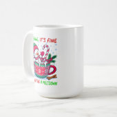 Einen Zusammenbruch haben Kaffeetasse (Vorderseite Links)