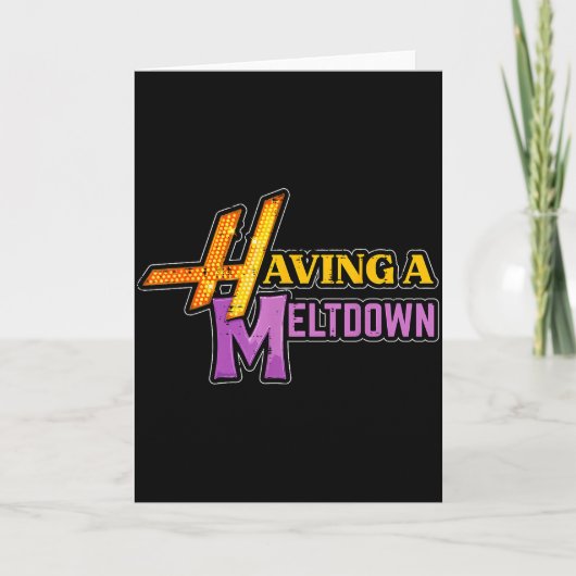 Einen Zusammenbruch Haben Lustiger Spruch Zitat Hu Karte (Vorderseite)