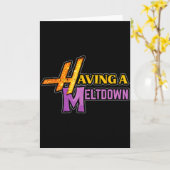 Einen Zusammenbruch Haben Lustiger Spruch Zitat Hu Karte (Gelbe Blume)