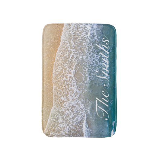 Einer am Strand Badematte (Vorderseite Vertikal)