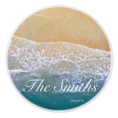 Einer am Strand Keramikknauf (Vorderseite)