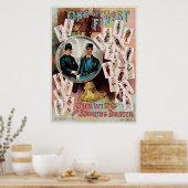 Einer der schönsten. Kauen und Rauchen. Poster (Küche)