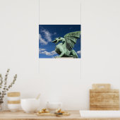 Einer der vier Bronzestadt am Drachen Poster (Küche)