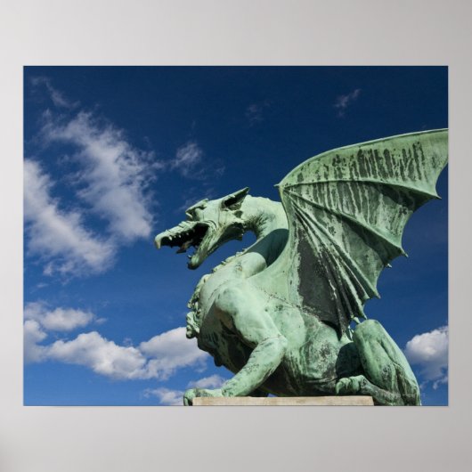 Einer der vier Bronzestadt am Drachen Poster (Vorne)