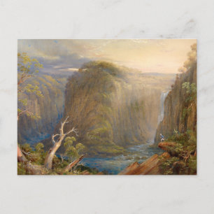 Einer der Wasserfälle des Apsley von Conrad Marten Postkarte