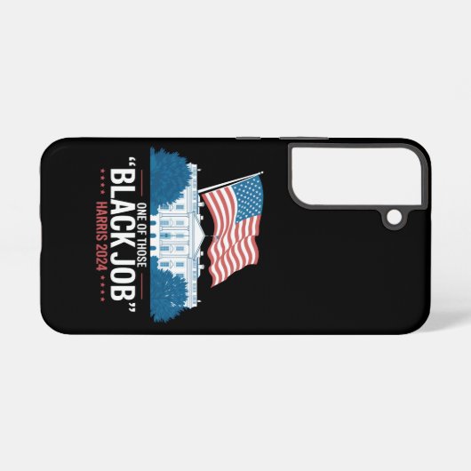 Einer dieser schwarzen Jobs Harris 2024 Samsung Galaxy Hülle (Rückseite (Horizontal))