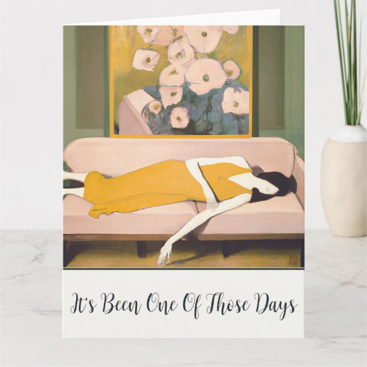 Einer dieser Tage - Big Card Dankeskarte (Vorderseite)