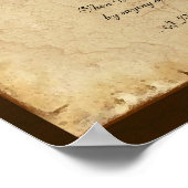 "Einer dieser Tage" Freundschaftsgedicht Poster (Ecke)