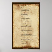 "Einer dieser Tage" Freundschaftsgedicht Poster (Vorne)