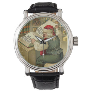 Einer frohe Weihnacht-Sankt Werkstatt Armbanduhr