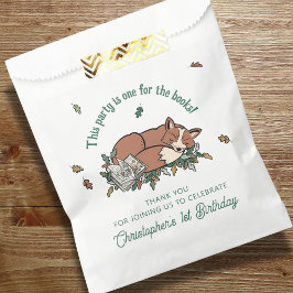Einer für die Bücher Fox Geburtstag Danke Geschenktütchen
