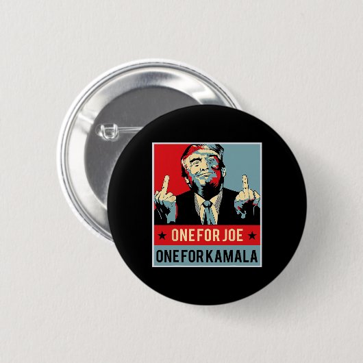 Einer für Joe One für Kamala Button (Vorne & Hinten)