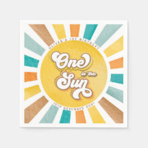 Einer im Sun Sunshine Boy 1. Geburtstag Party