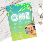 Einer in der Sonne - Pool Party mit Foto Einladung