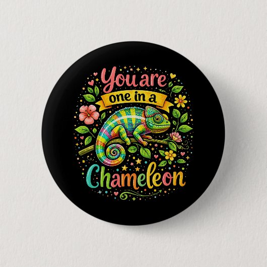Einer in einem Chamäleon Button (Vorderseite)