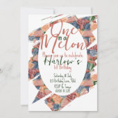 Einer in einem Melon First Birthday - Summer vibes Einladung (Vorderseite)