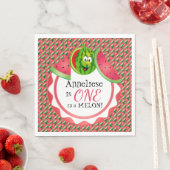Einer in einem Melon-Kind zum Geburtstag Serviette (Beispiel)