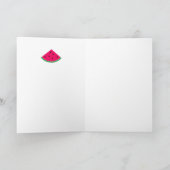 Einer in einem Melon Mama - Watermelon - für Mama Karte (Innenseite)