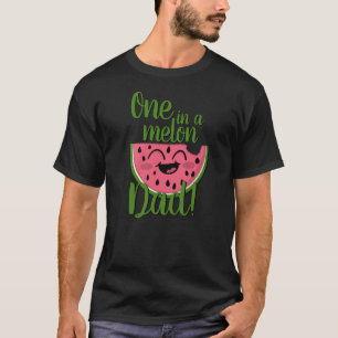 Einer in einem Melon-Vater Watermelon Erstgeburt T-Shirt