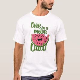 Einer in einem Melon-Vater Watermelon Erstgeburt T-Shirt