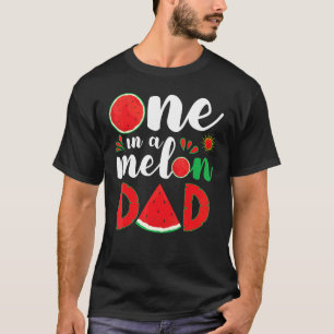 Einer in einem Melon Vater Watermelon Summer Hat S T-Shirt