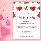 Einer in einem Melon Watermelon Einladung