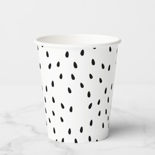 Einer in einem Melon Watermelon Pappbecher (Rückseite)