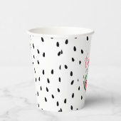 Einer in einem Melon Watermelon Pappbecher (Rechts)