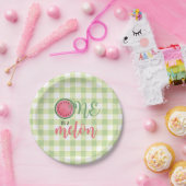 Einer in einem Melon Watermelon Pappteller (Party)