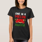 Einer in einer Melon Auntie Liebe Wassermelone Som T-Shirt (Vorderseite)
