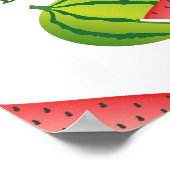 Einer in einer Melone Poster (Ecke)