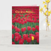 Einer in einer Million.. Karte (Gelbe Blume)