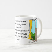 Einer Katze Rücken Kaffeetasse (VorderseiteRechts)