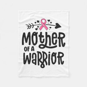 Einer Kriegerfamilie Brustkrebs Rosa Schleife Fleecedecke