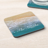 Einer mit dem Strand Getränkeuntersetzer (Linke Seite)