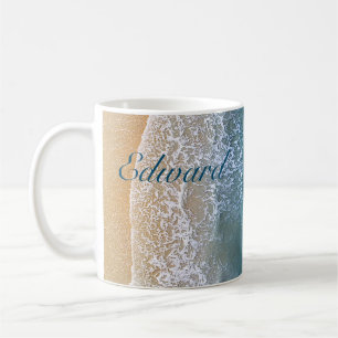 Einer mit dem Strand Kaffeetasse