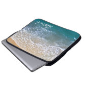 Einer mit dem Strand Laptopschutzhülle (Vorne Knopf)
