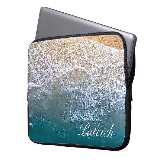 Einer mit dem Strand Laptopschutzhülle (Vorderseite Links)