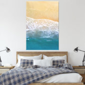 Einer mit dem Strand Leinwanddruck (Insitu (Schlafzimmer))