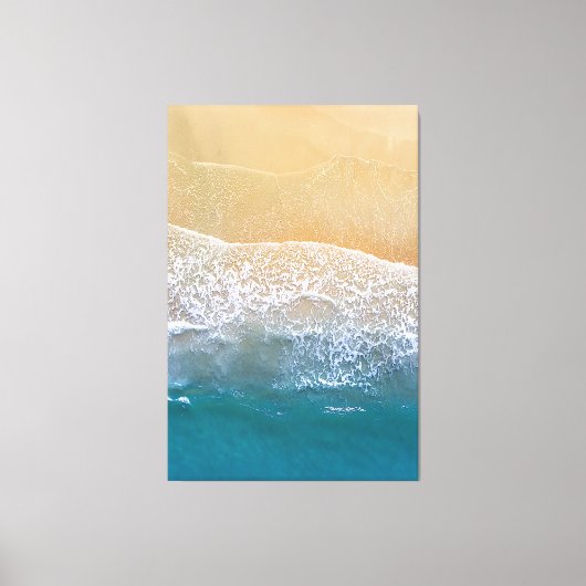 Einer mit dem Strand Leinwanddruck (Vorderseite)