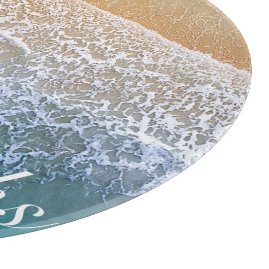 Einer mit dem Strand Schneidebrett (Ecke)