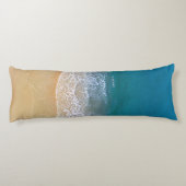 Einer mit dem Strand Seitenschläferkissen (Rückseite)